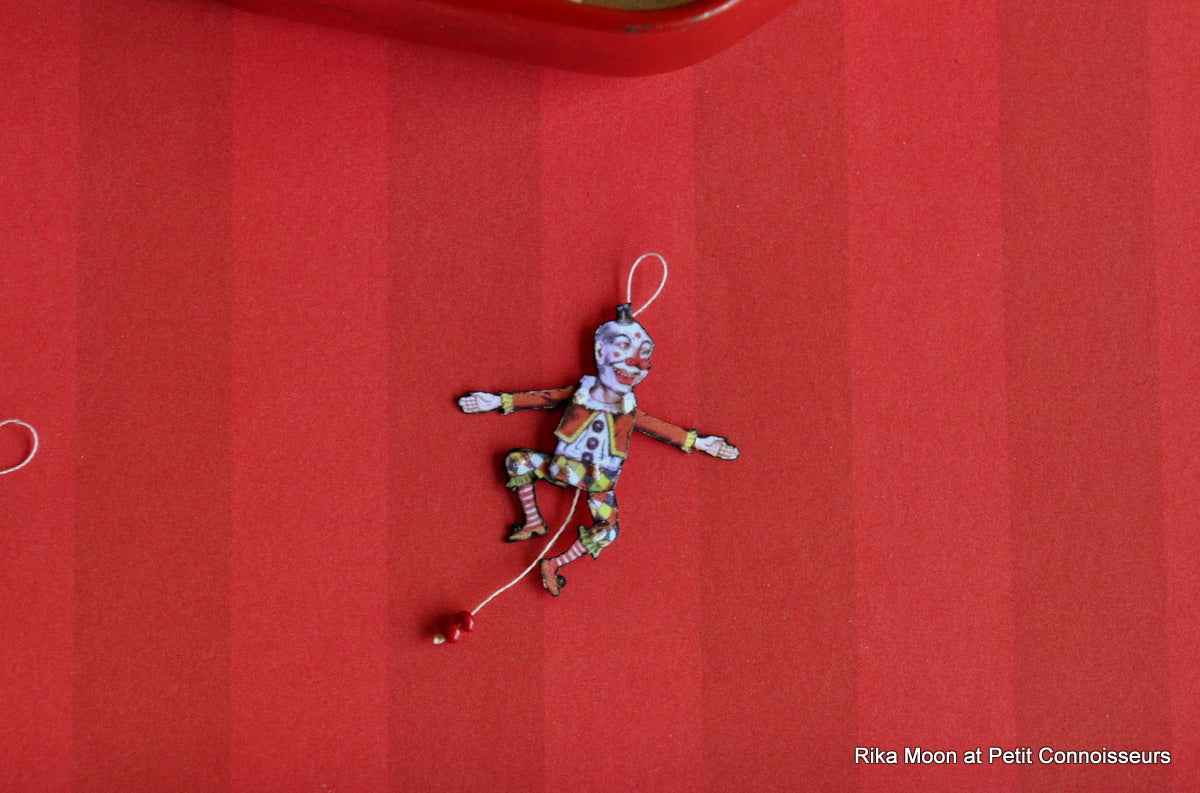 Circus Jumping Jack Toy #1 by Rika Moon