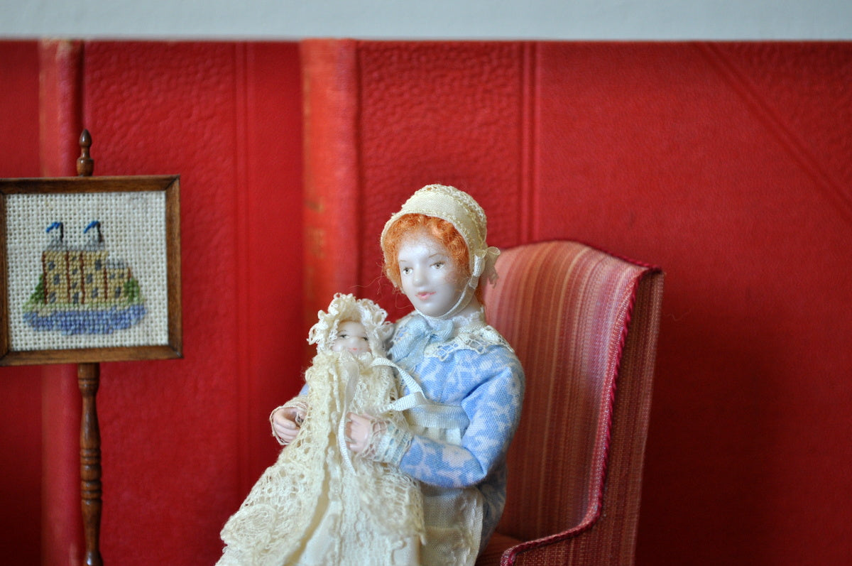 ESTATE TREASURE: Georgian Nursemaid with Baby by Jill Bennett - J Designs