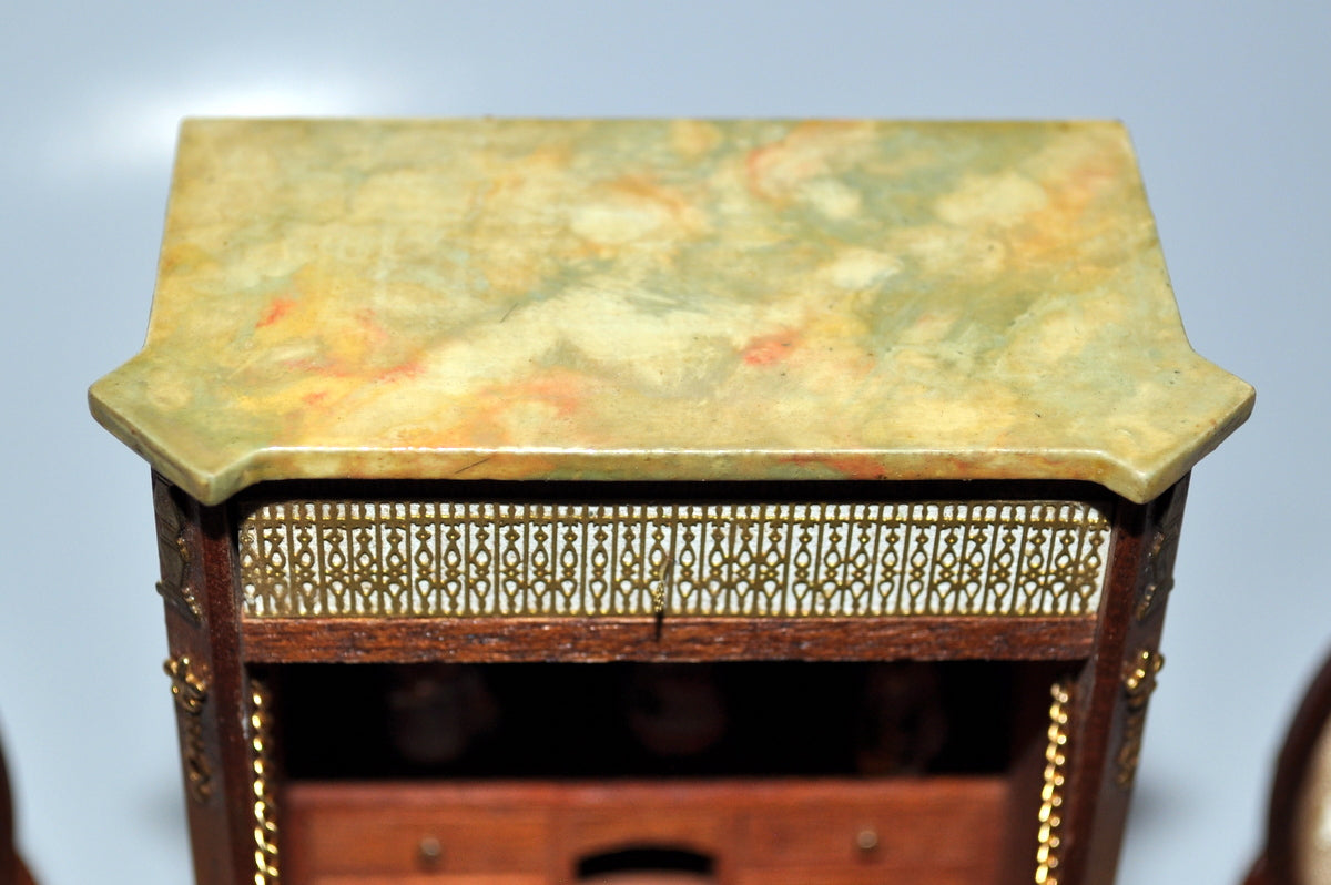 ESTATE TREASURE: Hand Painted Chinoiserie Standing Desk by Janet Reyburn