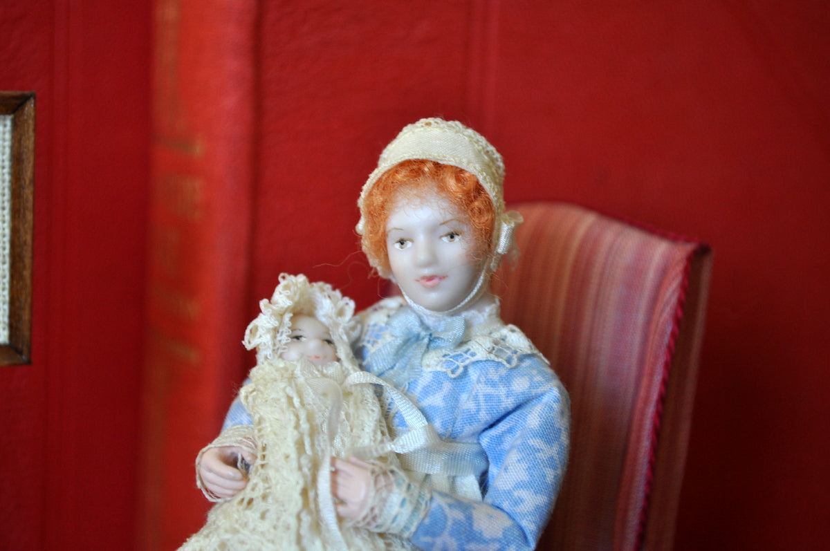 ESTATE TREASURE: Georgian Nursemaid with Baby by Jill Bennett - J Designs