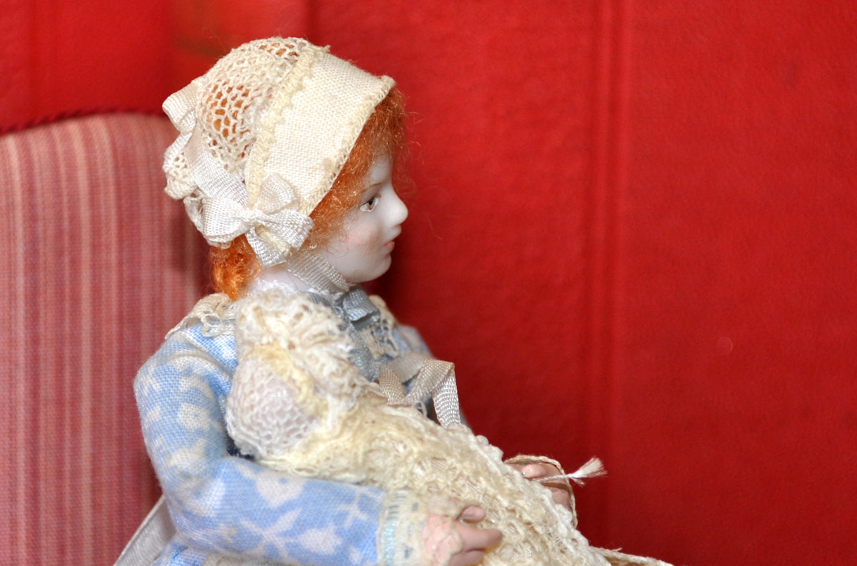 ESTATE TREASURE: Georgian Nursemaid with Baby by Jill Bennett - J Designs