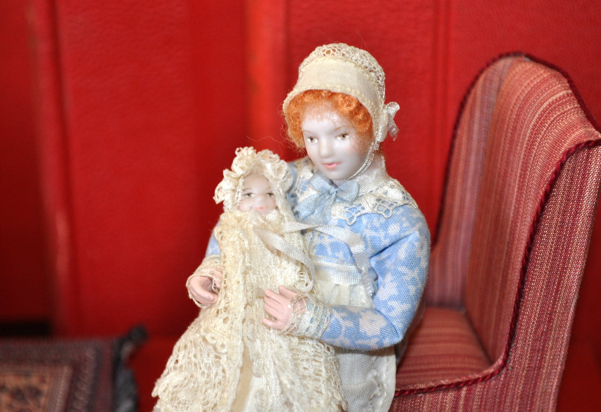 ESTATE TREASURE: Georgian Nursemaid with Baby by Jill Bennett - J Designs