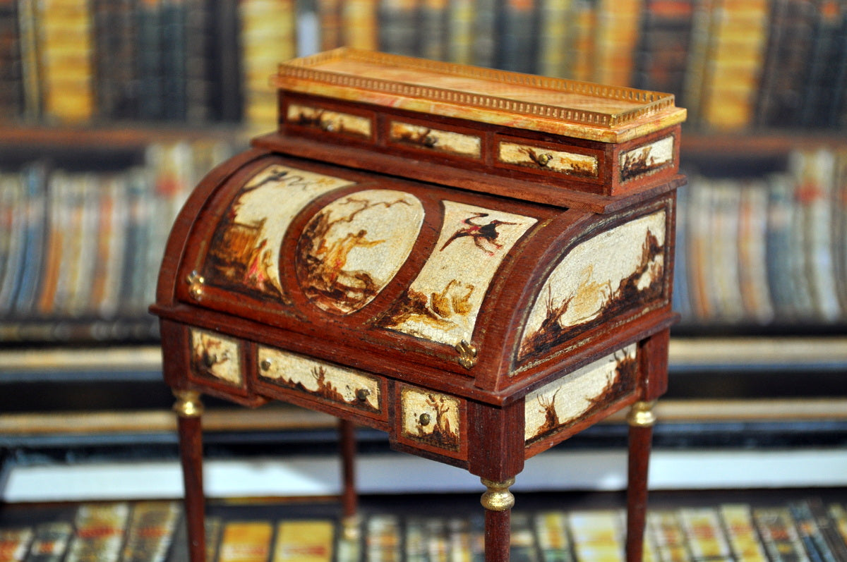 ESTATE TREASURE: French Chinoserie Rolltop Desk by Janet Reyburn