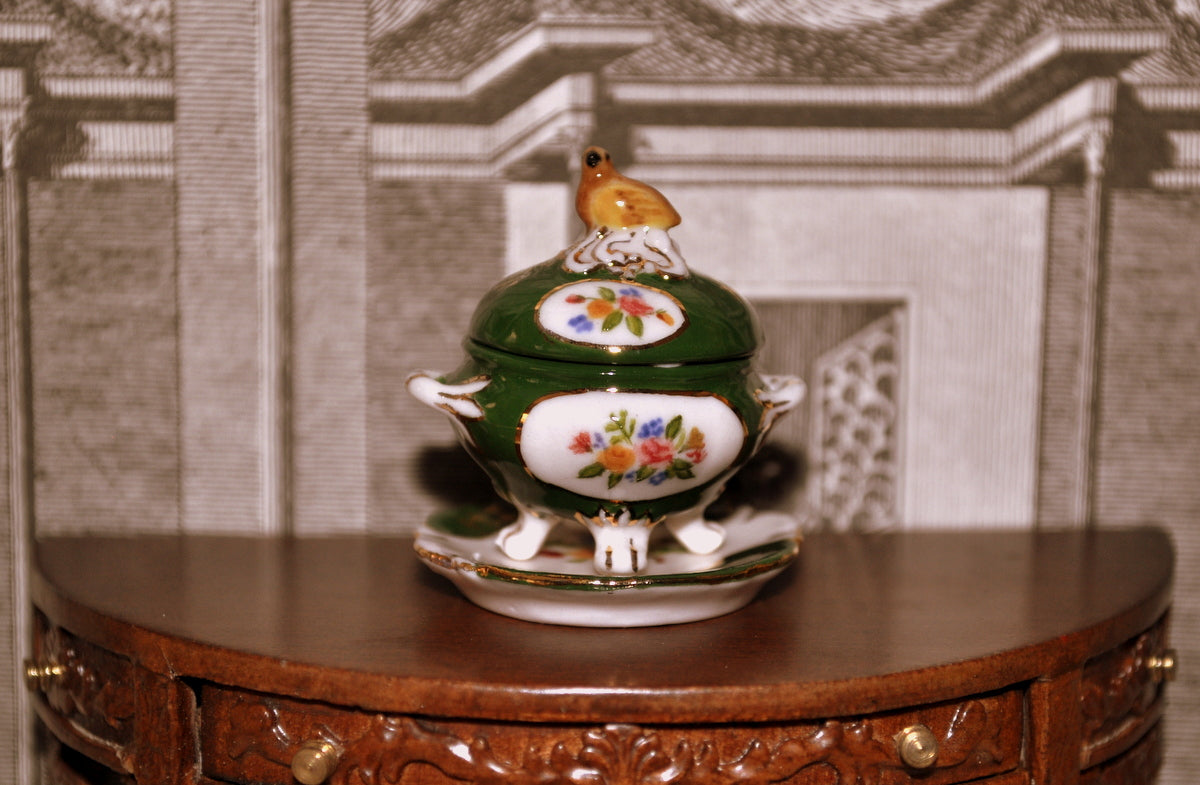 Hand-painted Bird Tureen by Elmarie Wood-Callander