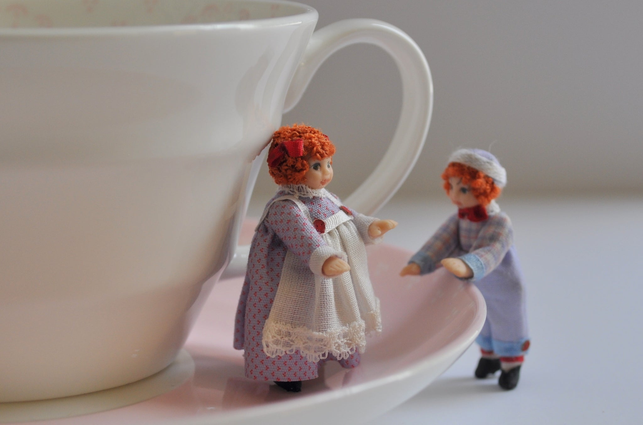 Pair of Raggedy Ann and Andy Doll's Dolls by Diane Yunnie