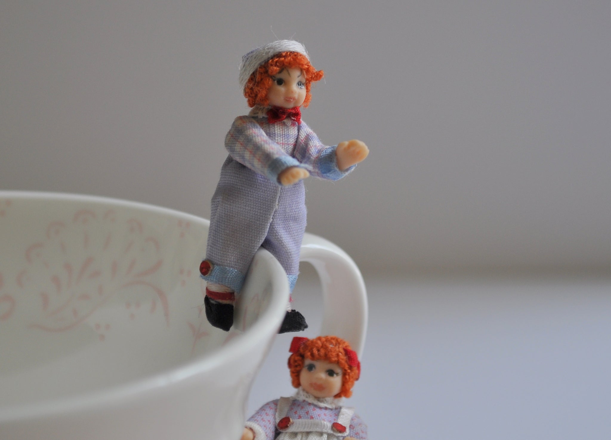 Pair of Raggedy Ann and Andy Doll's Dolls by Diane Yunnie