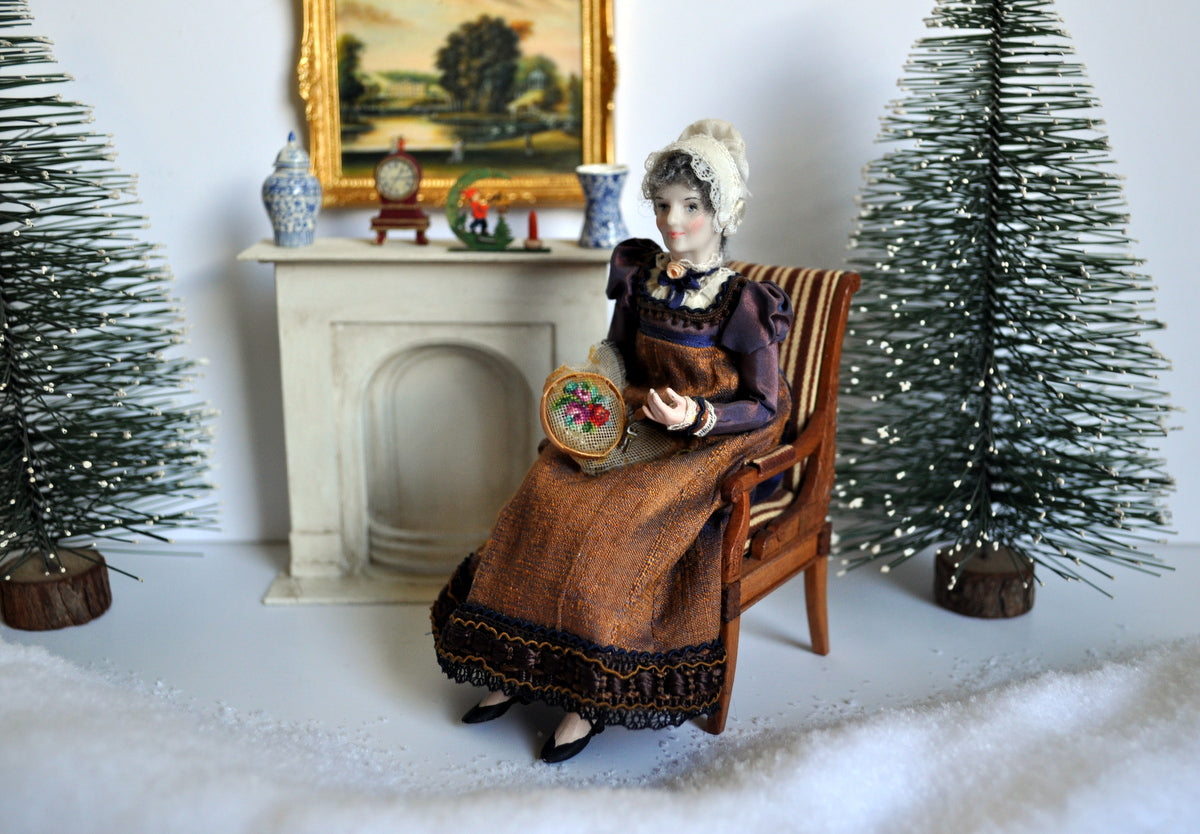 ESTATE TREASURE: Beautifully Dressed Georgian Older Lady by Jill Bennett - J Designs