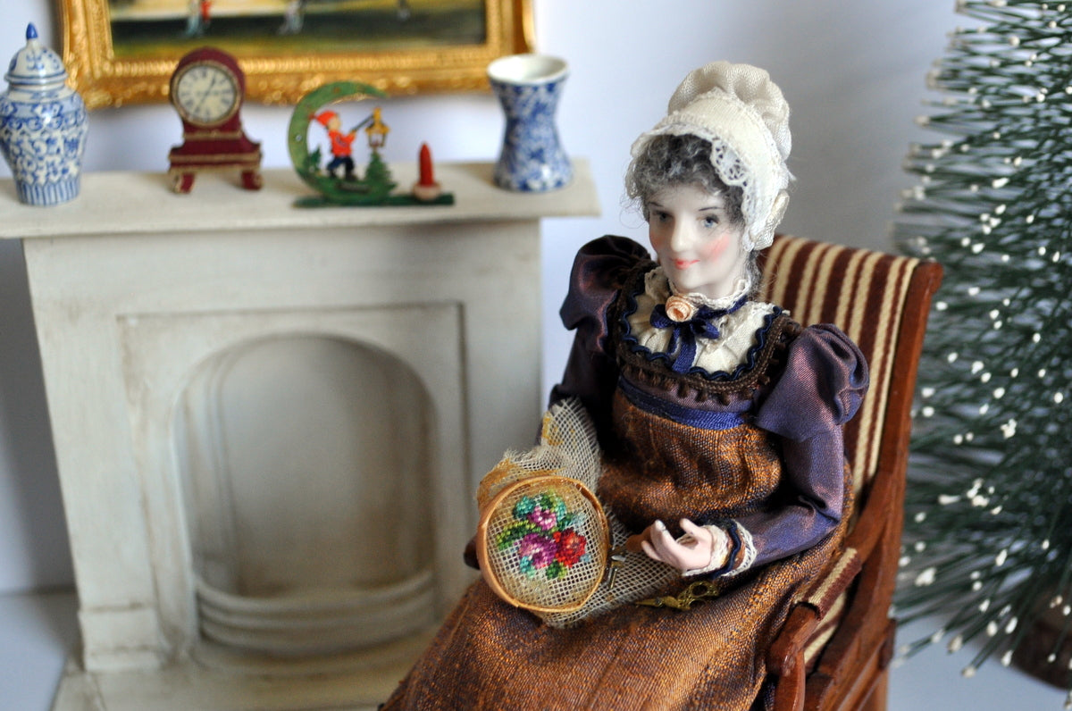 ESTATE TREASURE: Beautifully Dressed Georgian Older Lady by Jill Bennett - J Designs