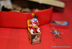 Circus Clown Jack-in-the-Box Toy by Rika Moon