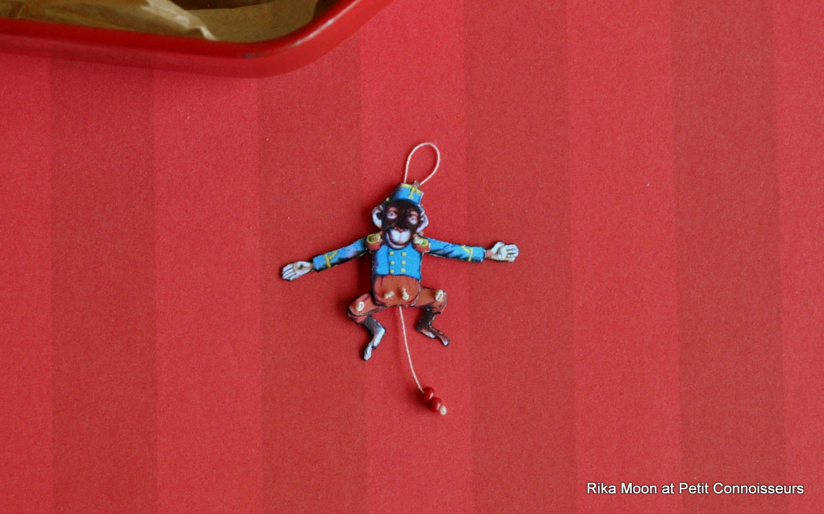 Circus Jumping Jack Toy #6 by Rika Moon