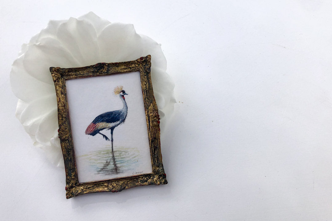 "Crowned Crane" by Cindy Lotter