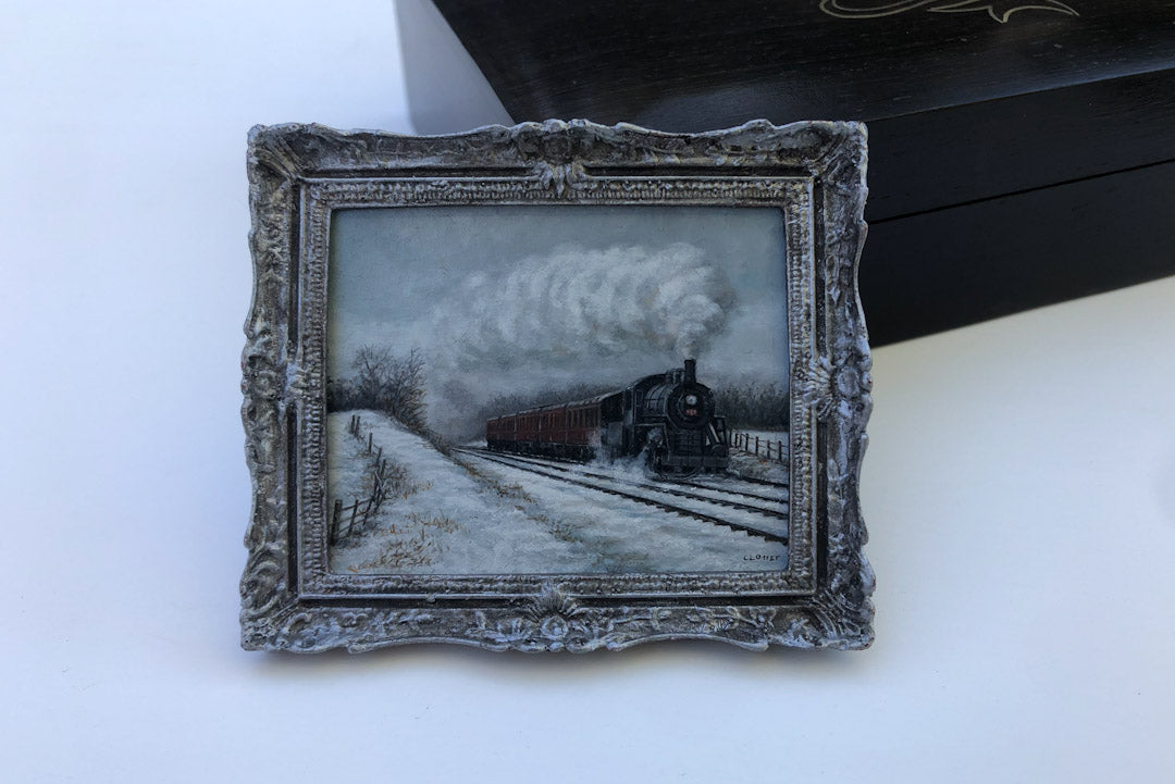 "The Winter Train II" by Cindy Lotter