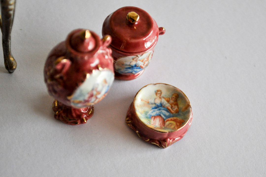 ESTATE TREASURE: French Sèvres Porcelain Urn, Wine Cooler & Potpourri Dish by Este van Niekerk