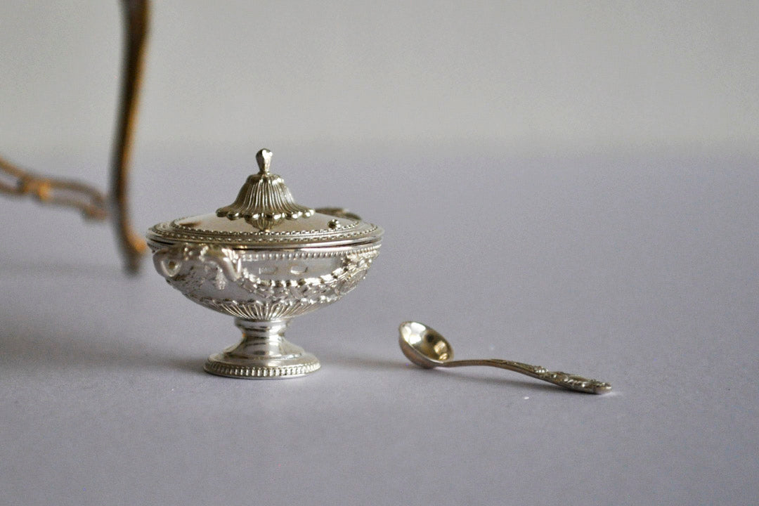 ESTATE TREASURE: Silver Soup Tureen with Lid & Ladle by Greg Matusovsky