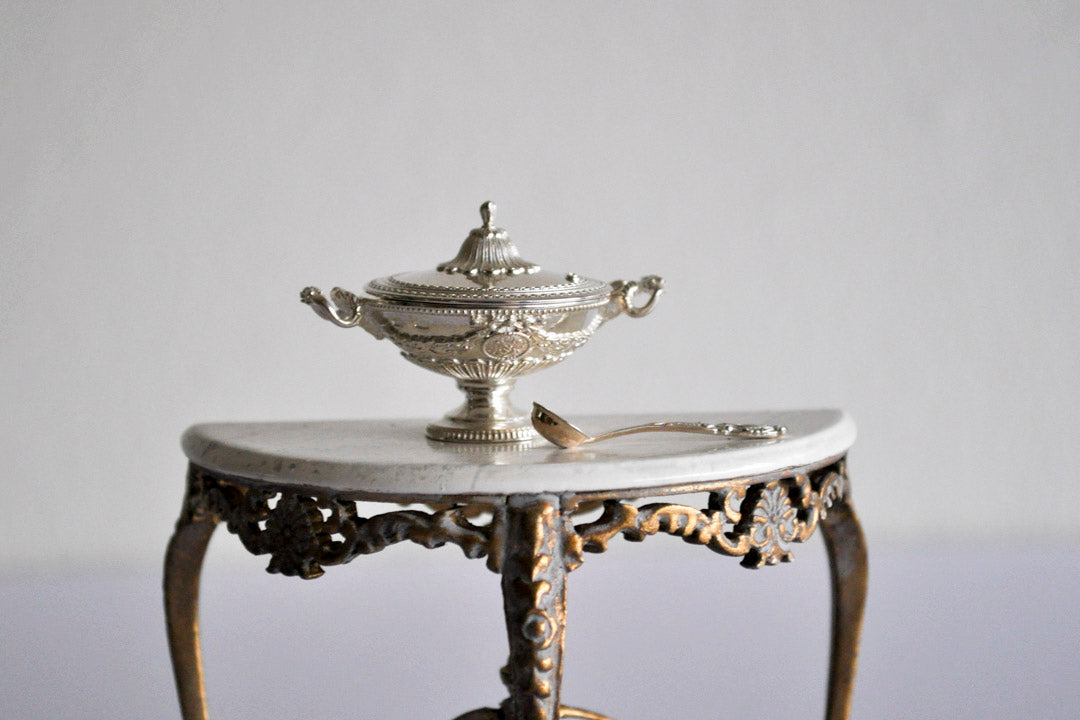 ESTATE TREASURE: Silver Soup Tureen with Lid & Ladle by Greg Matusovsky