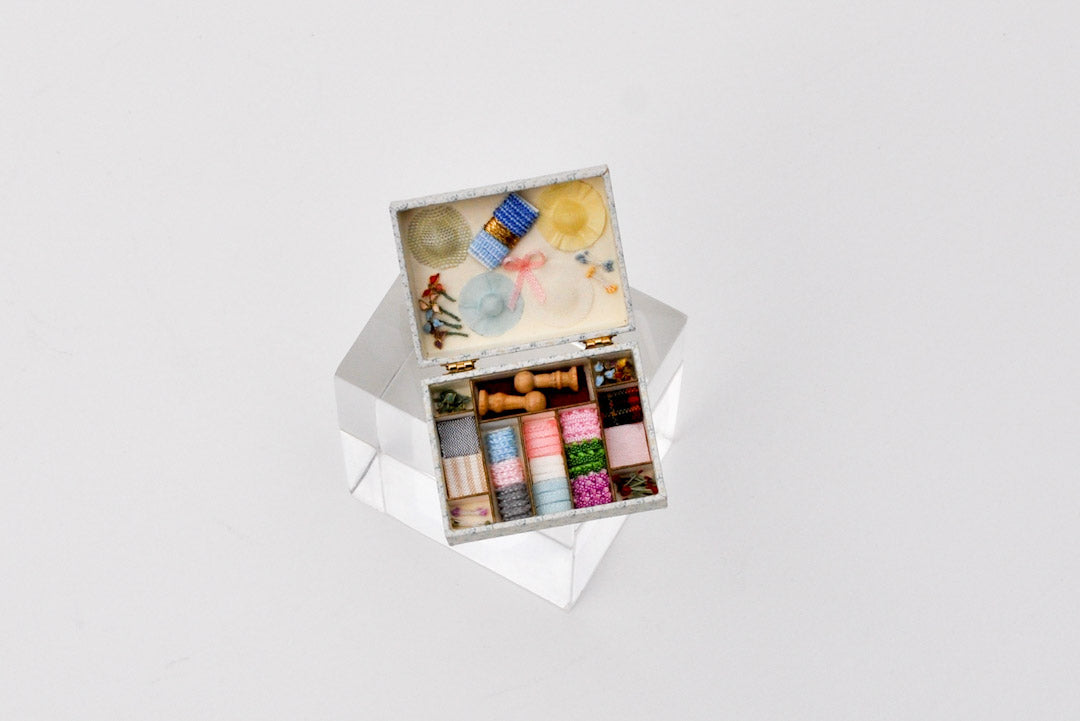 Paris Fashion Hat Making Toy Box by Jennifer Matuszek