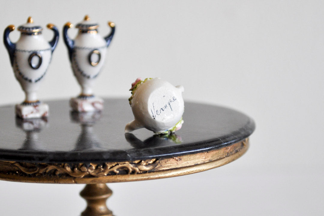 ESTATE TREASURE: Decorative Roses Teapot by Veronique Cornish