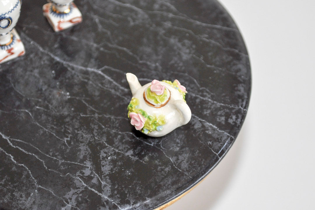 ESTATE TREASURE: Decorative Roses Teapot by Veronique Cornish