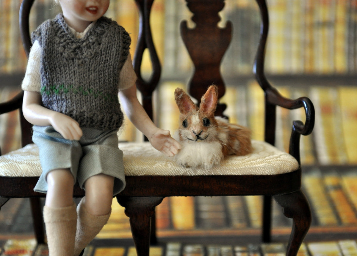 ESTATE TREASURE: Pet Bunny by Annie Willis - Fine Design