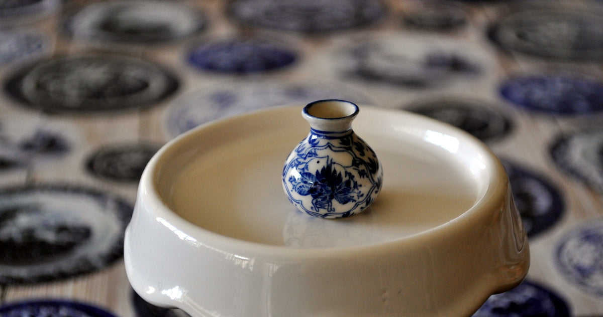ESTATE SALE: Blue & White Vase