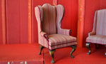 ESTATE TREASURE: Upholstered Wingback Chair Style No. I