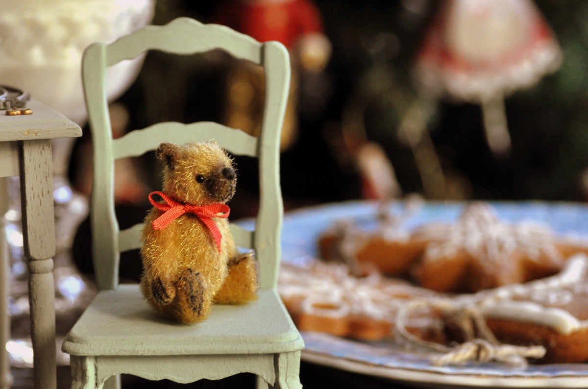 Fully Jointed "Gingerbread" the Christmas Teddy by Anna Braun