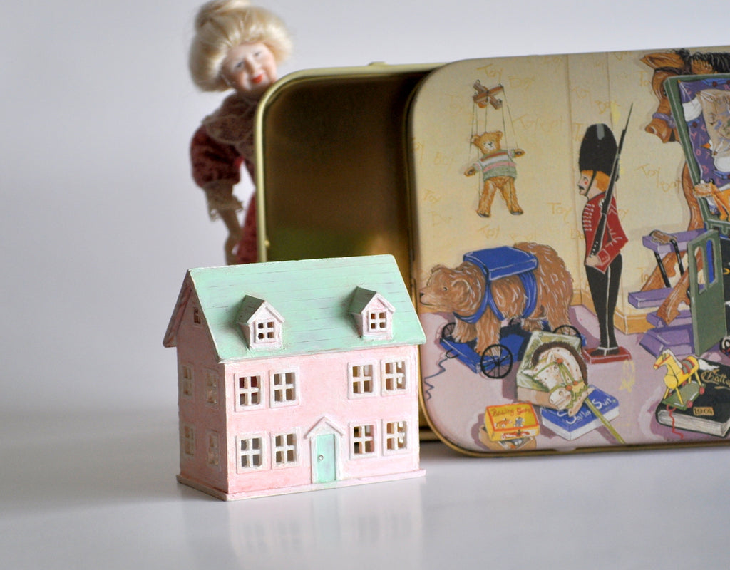 Estate Treasure: Hand Painted Toy Shop Dollhouse