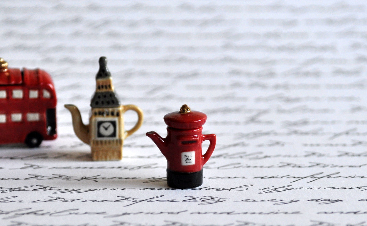 Red Post Box Teapot by Elmarie Wood-Callander
