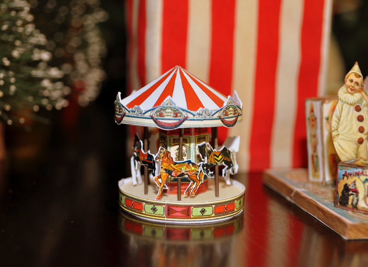 Non Working Toy Carousel by Rika Moon