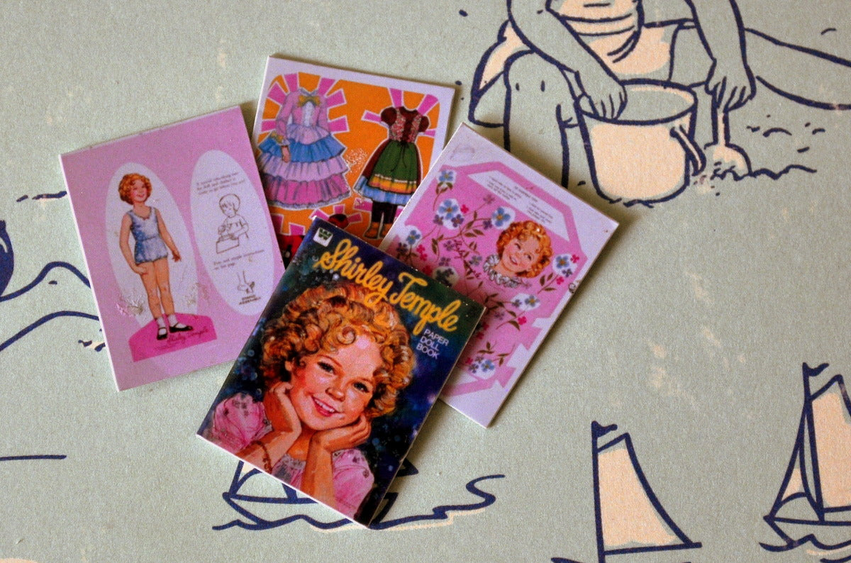 ESTATE TREASURE: Shirley Temple Paper Doll Book by Jacqueline's Miniatures