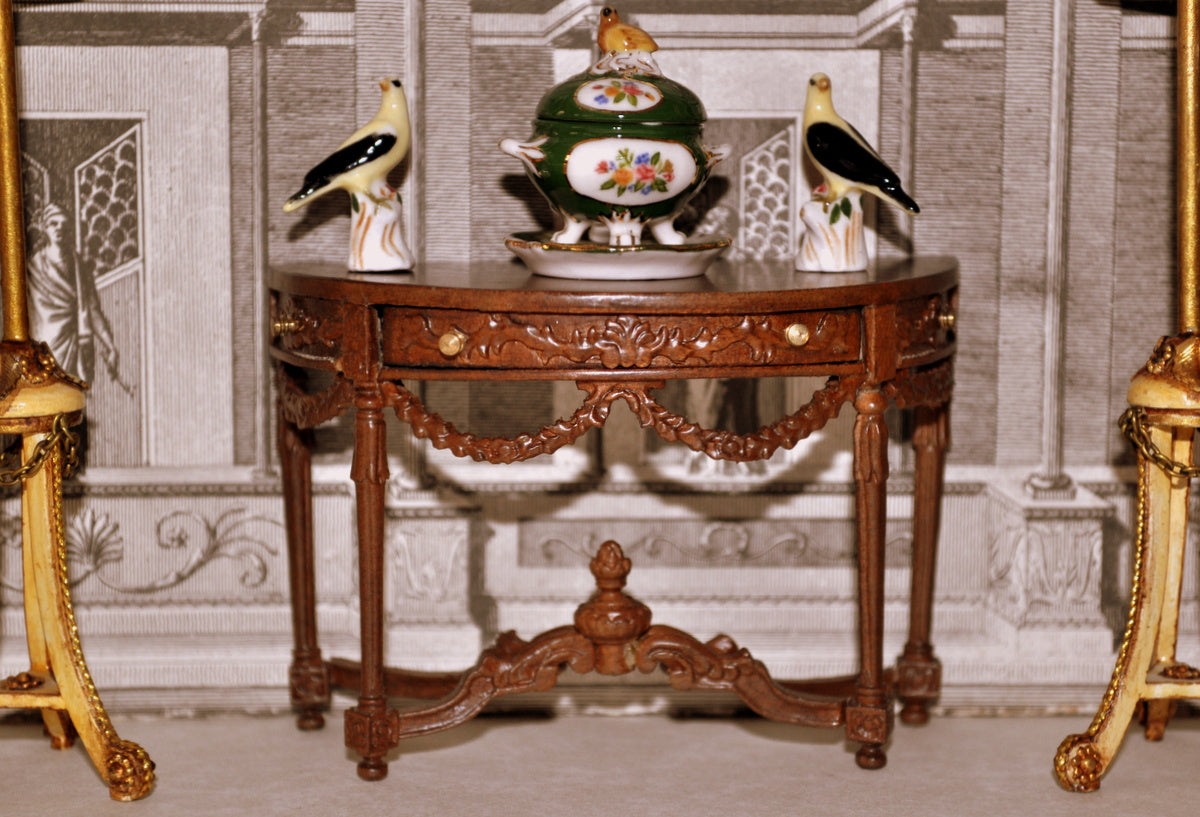 ESTATE TREASURE: Ornate French Hall Table by Bespaq