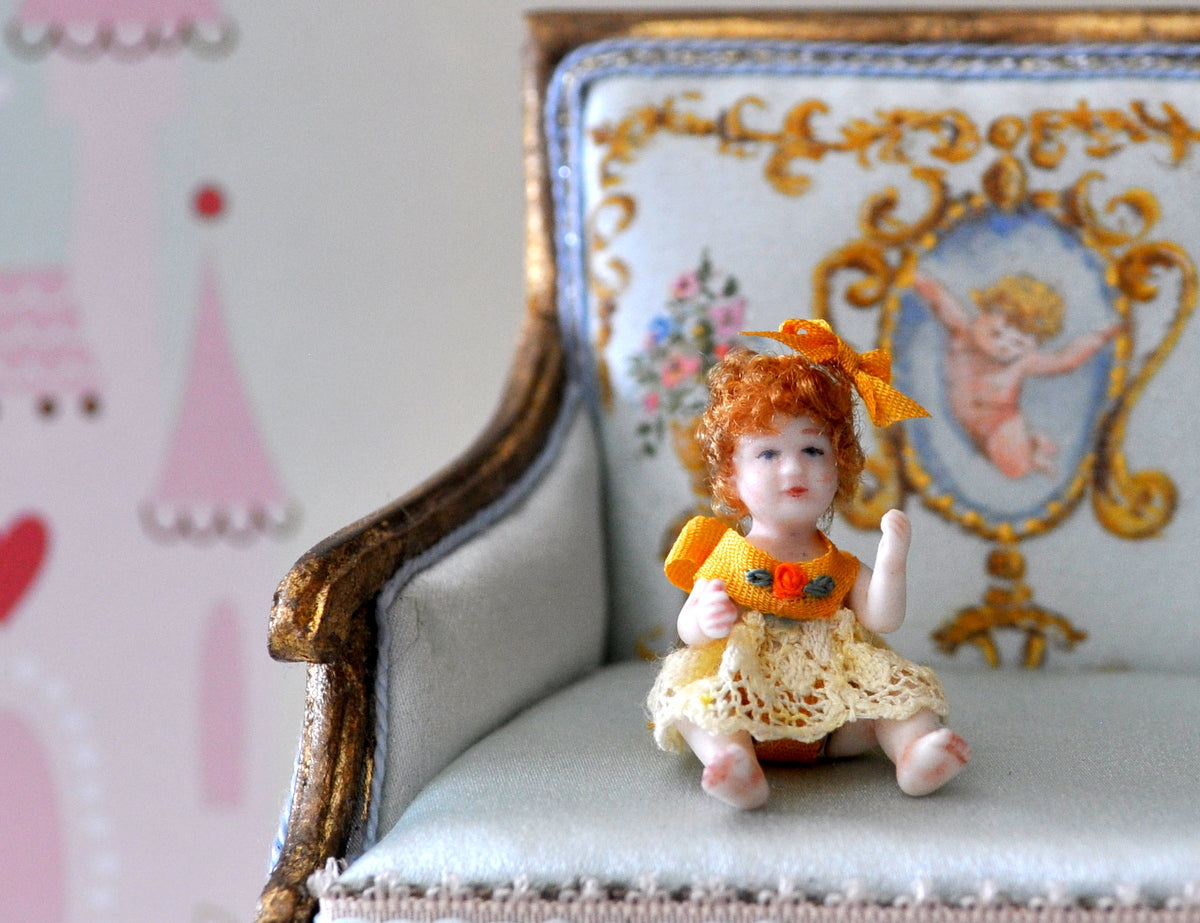 Sitting Doll's Doll by Elmarie Wood-Callander