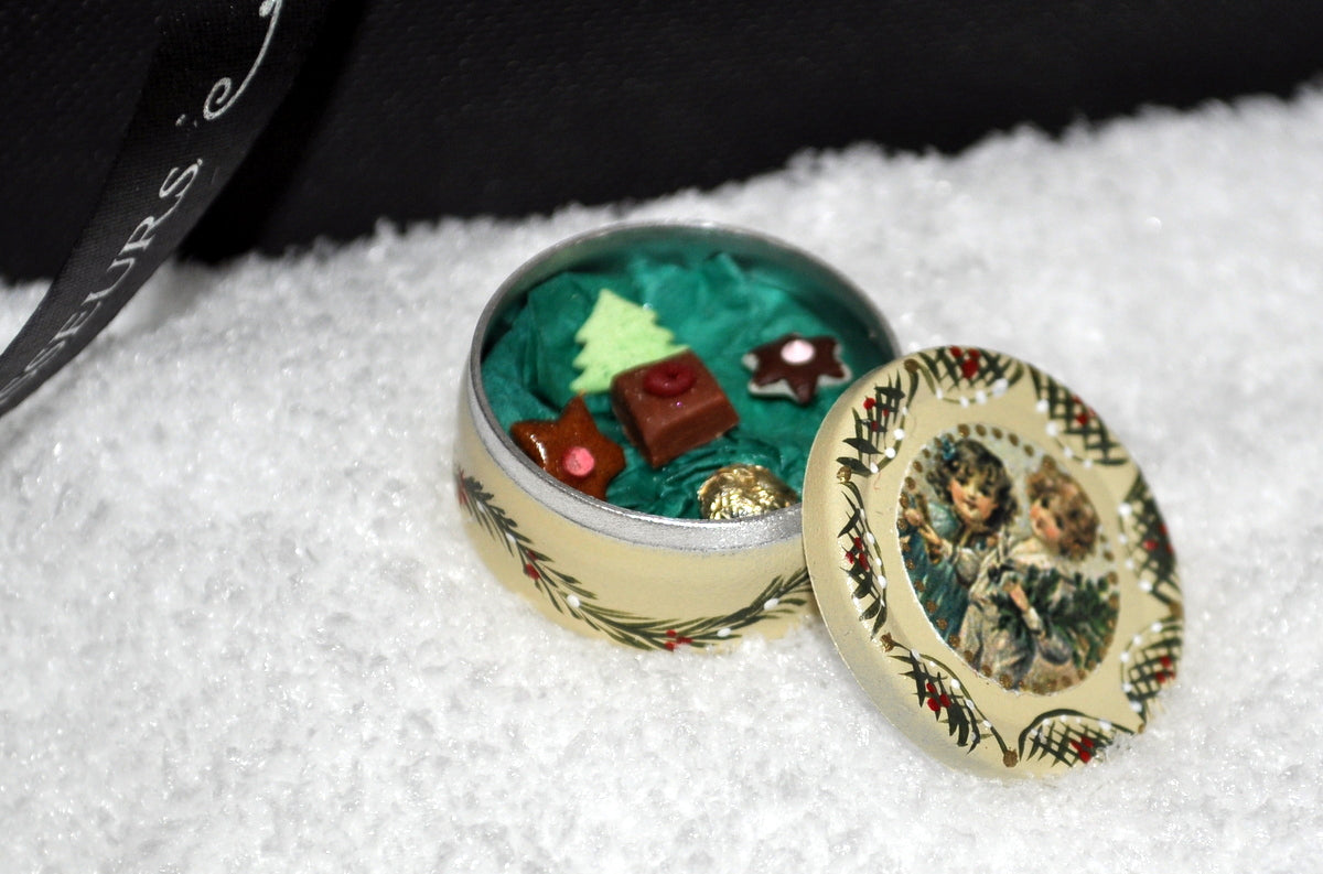Estate Treasure: Filled German Christmas Tin by Sue Zwahlen