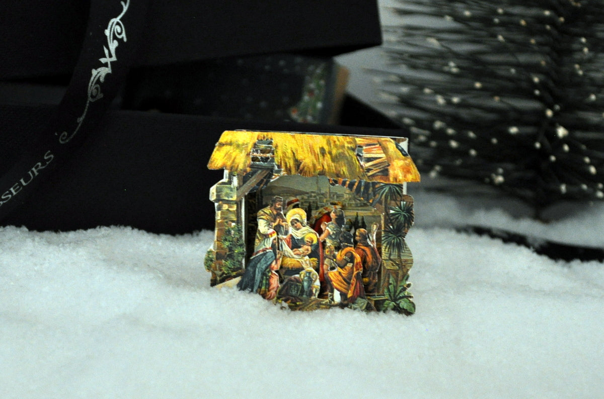 Estate Treasure: German Nativity Diorama by Sue Zwahlen