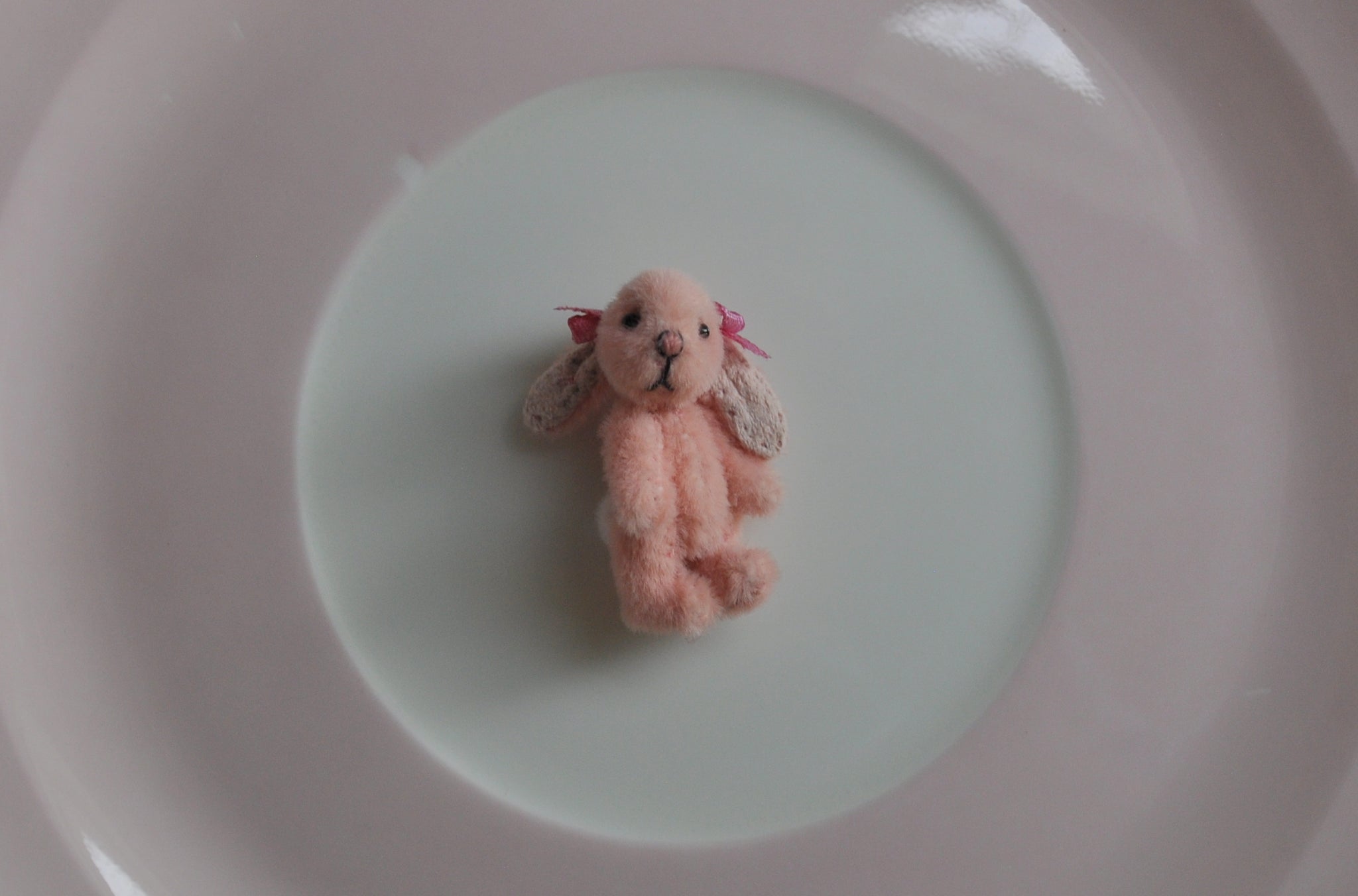 Fully Jointed "Pink Romance" Bunny by Anna Braun