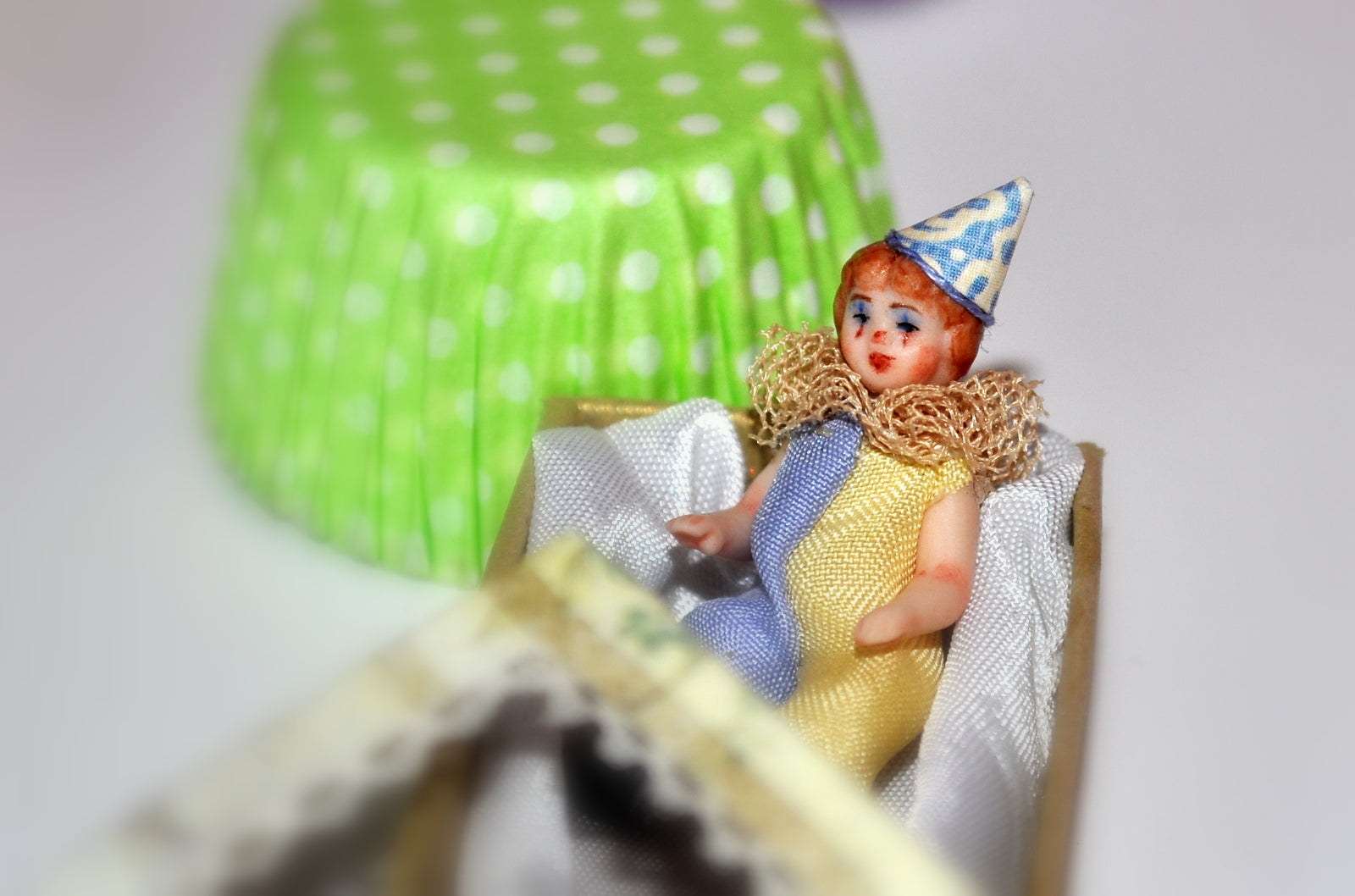 Gift Boxed Clown Dolly #2 by Elmarie Wood-Callander